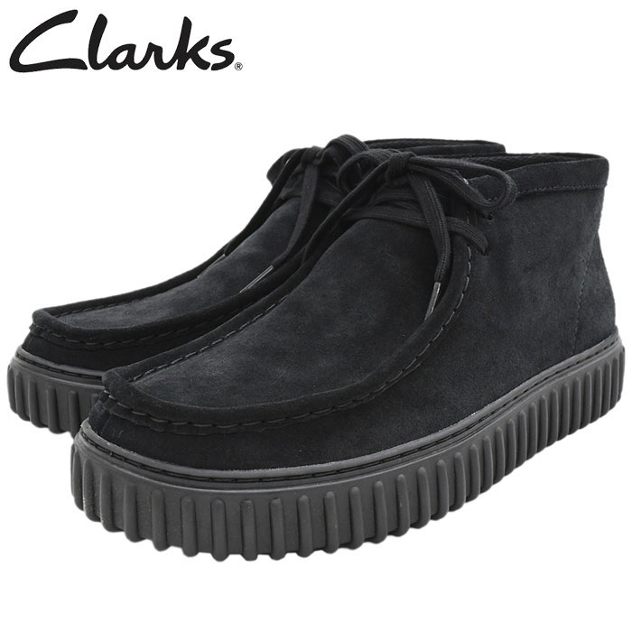 クラークス ブーツ CLARKS メンズ 男性用 トーヒル ハイ Black Suede ( Torhill Hi BOOTS 厚底 モカシン  ブラック 黒 26173664 ) : cla-26173664 : ice field - 通販 - Yahoo!ショッピング