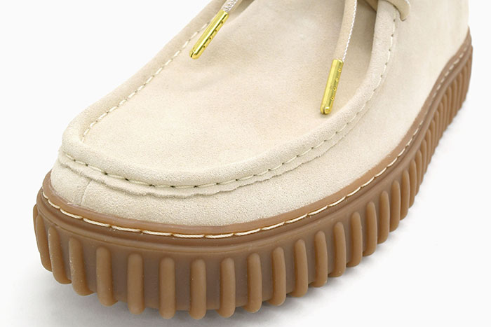 Clarks（クラークス） ブーツ メンズ 男性用 トーヒル ロー Ecru Suede