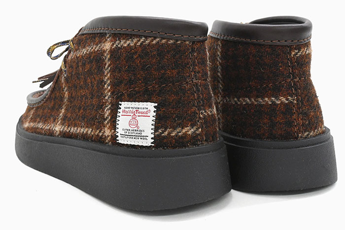 限定！Clarks originals × Harris Tweed ブーツ Clarks（クラークス） ブーツ メンズ 男性用 トービュー ハイ Burgundy