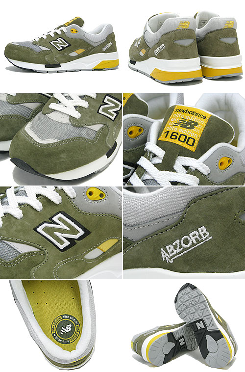 New Balance（ニューバランス） スニーカー CM1600 R Olive/Yellow