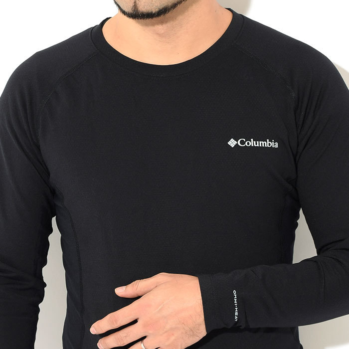 コロンビア カットソー 長袖 Columbia メンズ オムニヒート 3D 2 ニット クルー(OMNI-HEAT 3D II Knit L/S  Crew アンダーシャツ 防寒 AE0764)