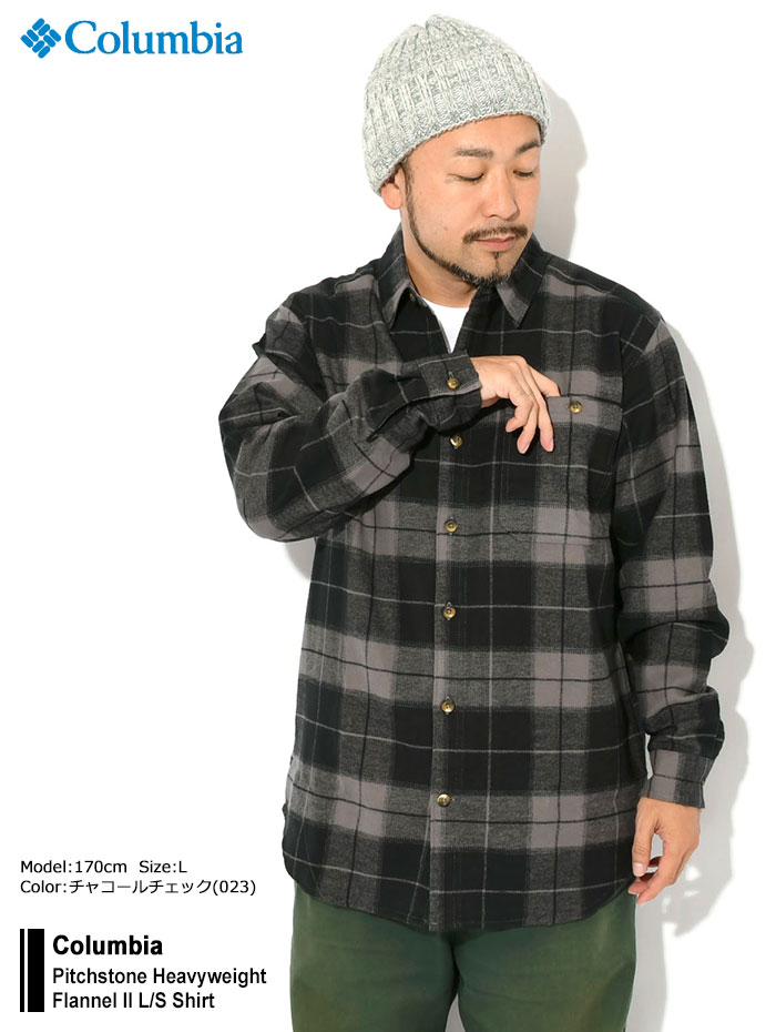 Columbia（コロンビア） シャツ 長袖 メンズ ピッチストーン ヘビー