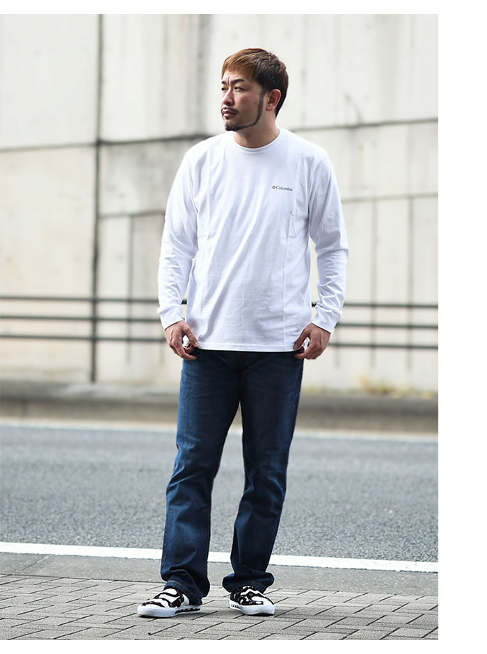 最も優遇 Columbia コロンビア ロンT Tシャツ 長袖 メンズ 服&ファッション小物