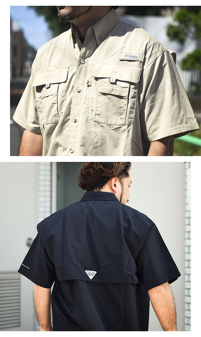 Columbiaコロンビアのシャツ Bahama II Shirt04
