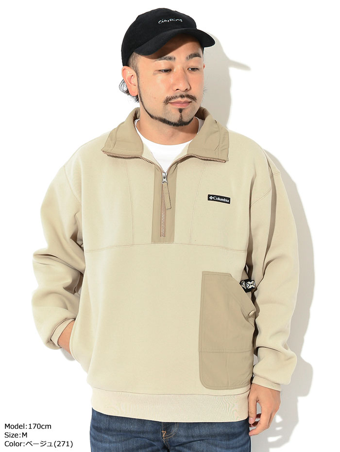 Columbiaコロンビアのトレーナー Chicago Avenue Half Zip Sweat Top04