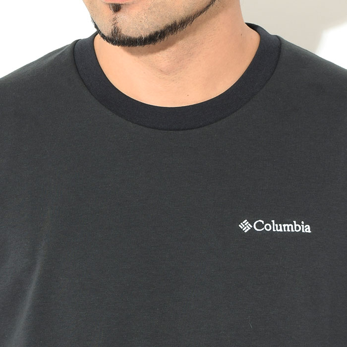 コロンビア Tシャツ 半袖 Columbia メンズ フォーク ストリーム ブラッシュ OFZ クルーネック (Fork Stream Brush  OFZ Crew Neck Tee PM3926)