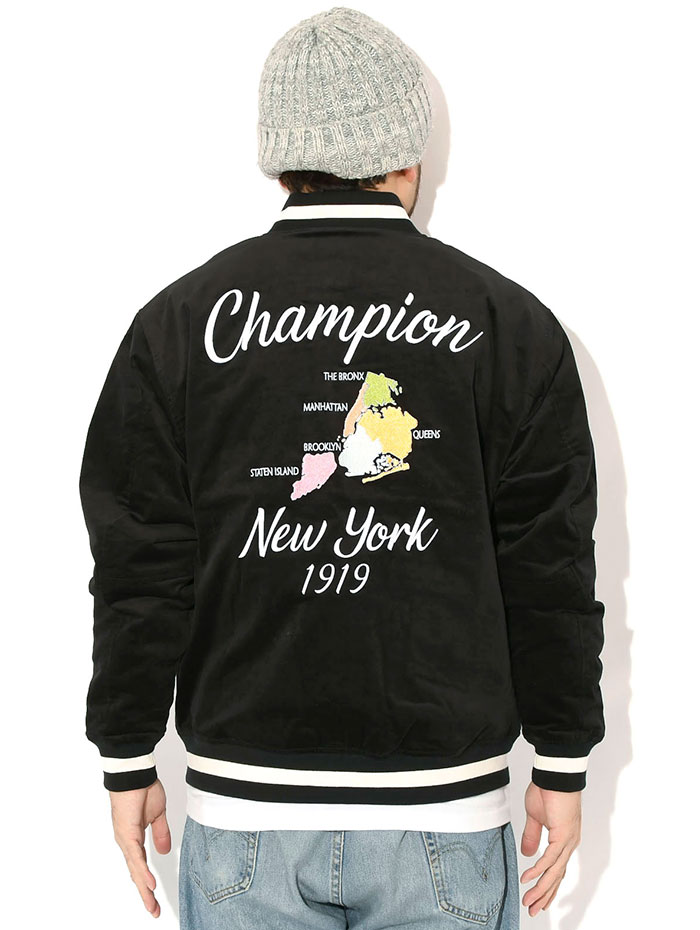 25AW チャンピオン Champion スーベニアジャケット ジップジャケット Champion（チャンピオン） ジャケット メンズ C3-C608 ジップ ( C3
