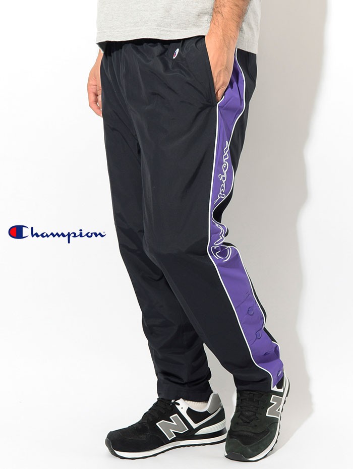 チャンピオン パンツ Champion メンズ C3-Q209 ロングパンツ(C3-Q209 Long Pant ACTION アクション  ナイロンパンツ 日本企画 Cロゴ ボトムス)