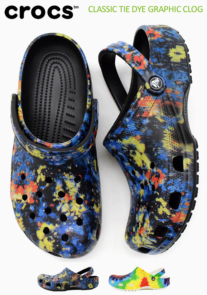 crocs クロックス サンダル メンズ 男性用 クラシック タイダイ crocs クロックス サンダル メンズ 男性用 クラシック タイダイ