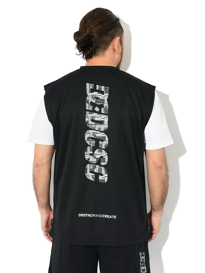 ディーシー Tシャツ ノースリーブ DC メンズ ST ドライファスト 