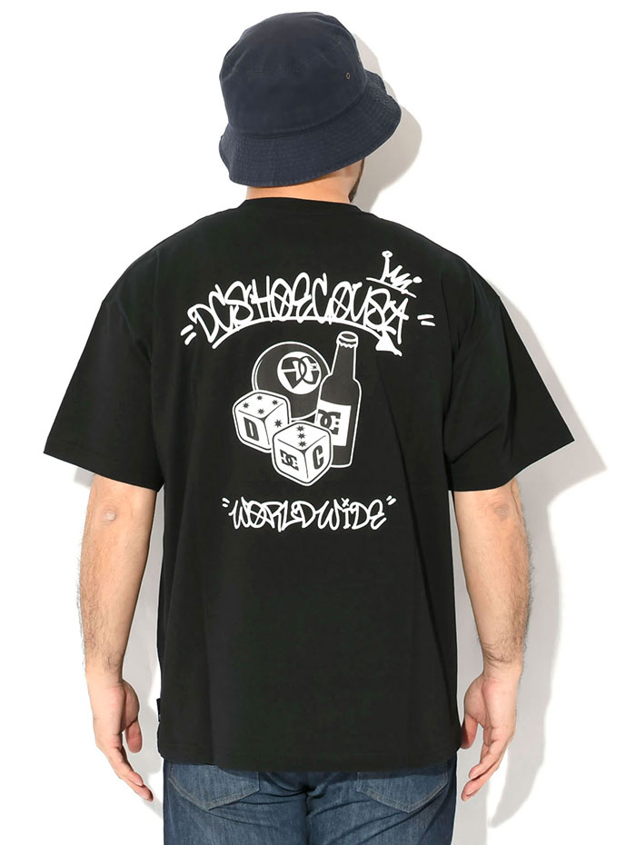 DC ナイロンTシャツ OUTLET】DC Shoes 24 KD BLACK LETTER SS キッズ Tシャツ