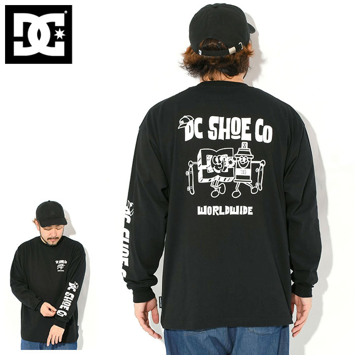 希少GYDA×DC BACKLOGOロンT ブラック ロンT 長袖カットソー黒 dcロンt