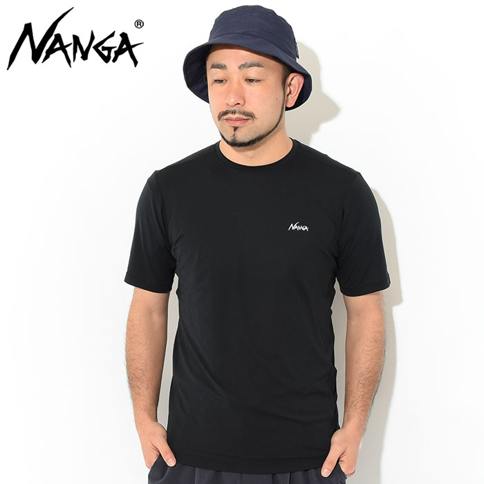 ナンガ Tシャツ 半袖 NANGA メンズ ドライ ベース レイヤー ( Dry Base Laye...
