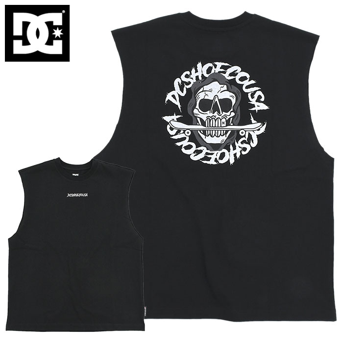 ディーシー Tシャツ ノースリーブ DC メンズ ディーシー スカル スリーブレス (DC Skull Sleeveless Tee カットソー  タンクトップ DSL232018)[M便 1/1]