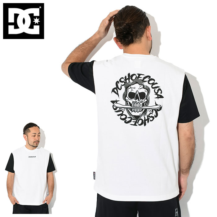 ディーシー Tシャツ ノースリーブ DC メンズ ディーシー スカル スリーブレス (DC Skul...