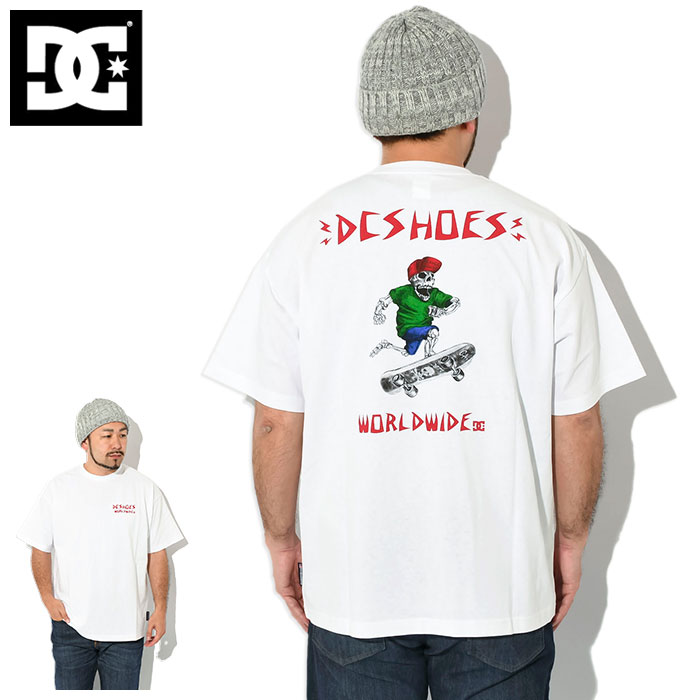 ディーシー Tシャツ 半袖 DC メンズ スケート スカル ( Skate Skull S/S Te...