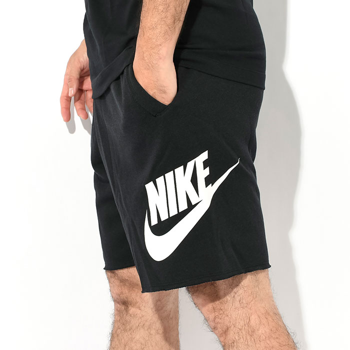 ナイキ ハーフパンツ NIKE メンズ クラブ アルムナイ ハイブリッド FT ショーツ ブラック ...