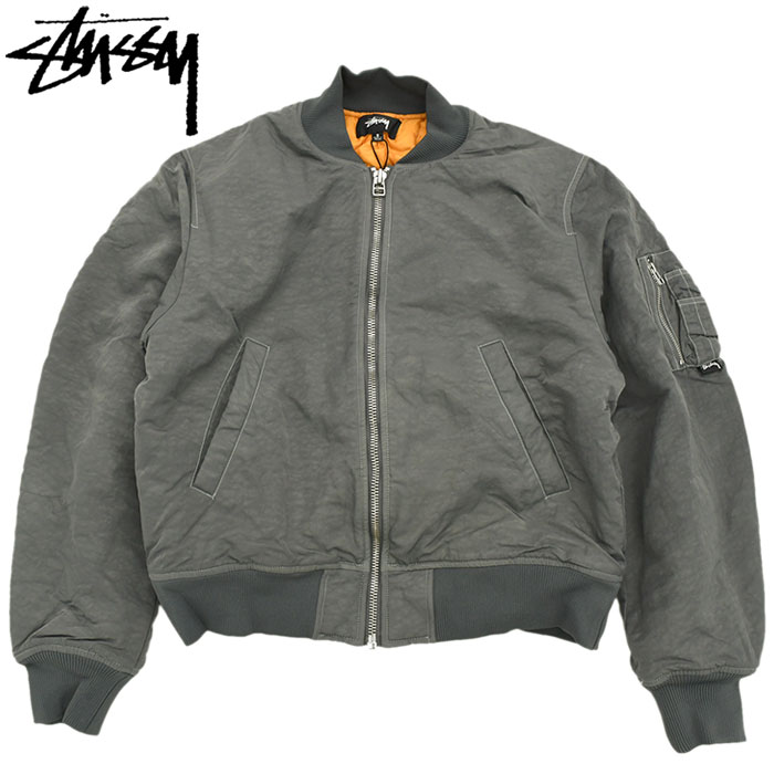 ステューシー ジャケット STUSSY メンズ Dyed Nylon Bomber ( stussy 