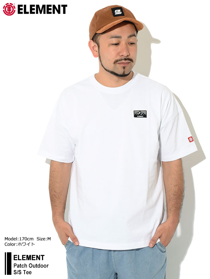 エレメント Tシャツ 半袖 ELEMENT メンズ パッチ アウトドア ( Patch