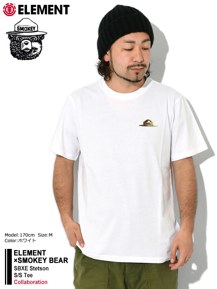 ELEMENT エレメント Tシャツ 半袖 メンズ スモーキー ベア SBXE ELEMENT エレメント Tシャツ 半袖 メンズ スモーキー ベア SBXE