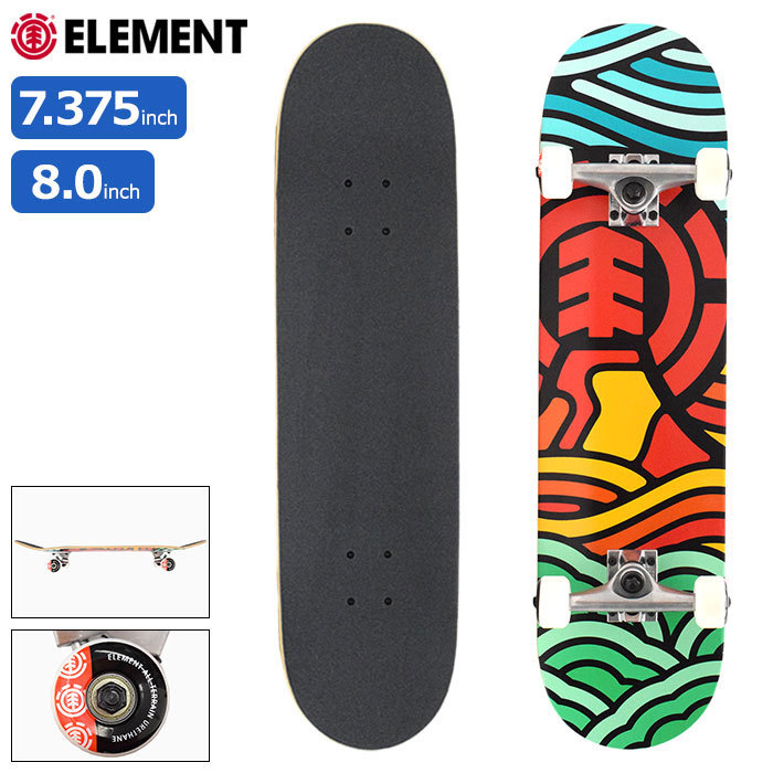 Element スケートボードデッキ 7.375インチ6枚　aceトラック 楽天市場】【スケボー デッキ 7.375】ELEMENT DECK エレメント