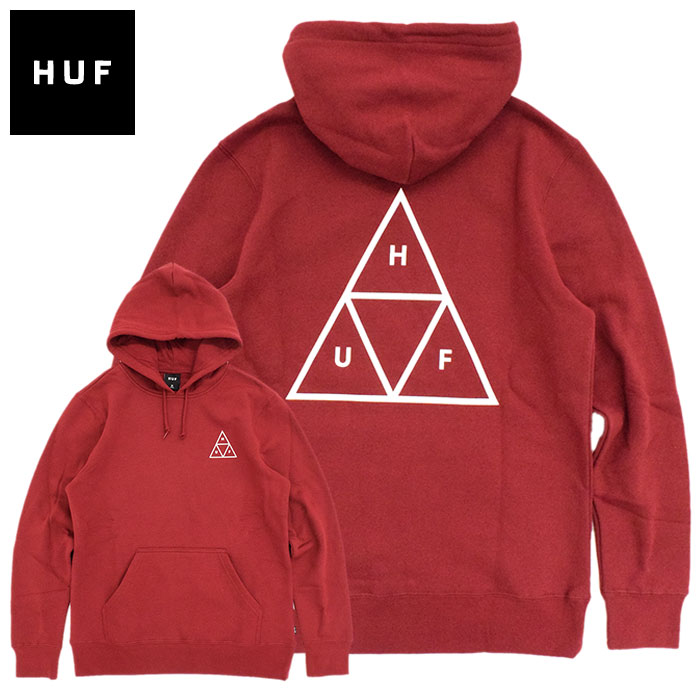 ハフ パーカー プルオーバー HUF メンズ エッセンシャルズ トリプル