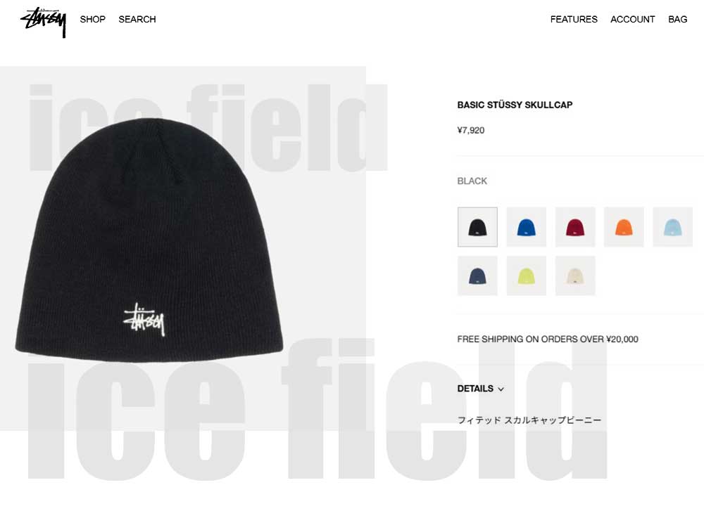 STUSSY ステューシー ニット帽 Basic Skullcap ( stussy beanie
