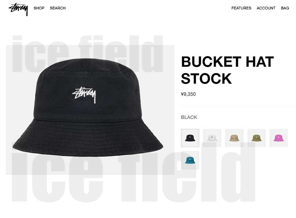 STUSSY ステューシー バケット ハット Stock Bucket Hat 帽子