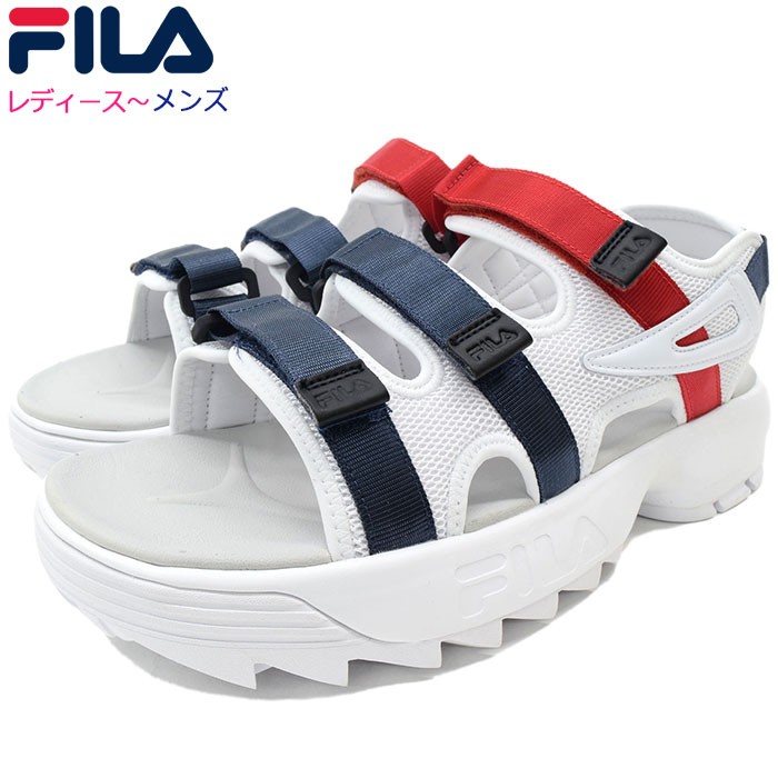 FILA★TAPER SANDAL V3 TENNIS★ベルクロ サンダル★兼用★BLUE FILA] サンダル TAPER SANDAL V3 ☆23SS☆男女☆送料・関税込 靴