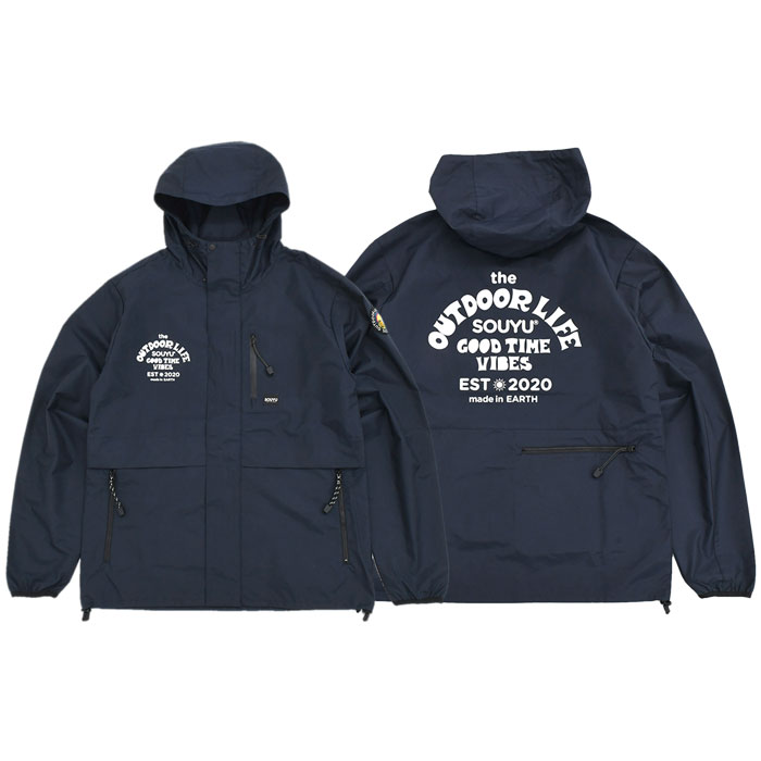 ソーユー アウトフィッターズ ジャケット SOUYU OUTFITTERS メンズ バイブス シェル (Vibes Shell JKT  ナイロンジャケット JACKET F22-SO-11)