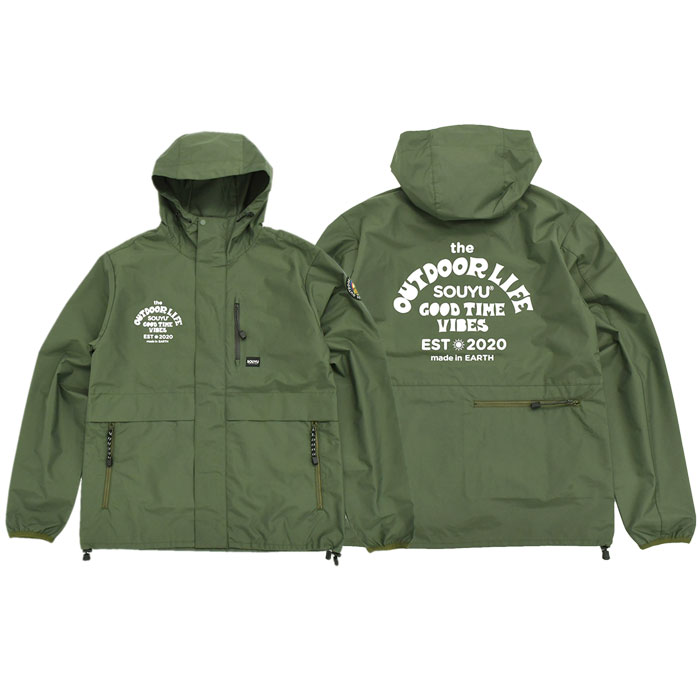 ソーユー アウトフィッターズ ジャケット SOUYU OUTFITTERS メンズ バイブス シェル (Vibes Shell JKT  ナイロンジャケット JACKET F22-SO-11)