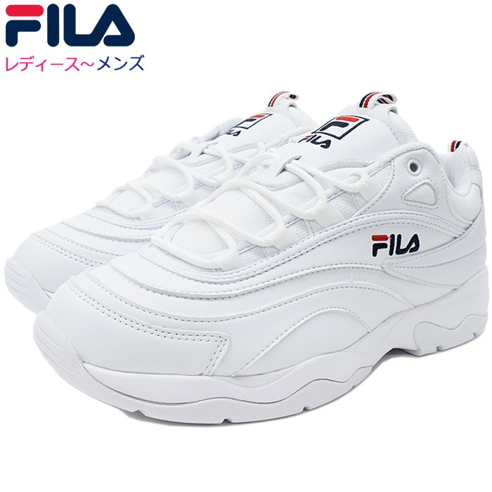 Aroma ⭐️フェンディ　フィラ　コラボスニーカー　厚底　 ダッド FILA フィラ スニーカー レディース & メンズ フィラレイ White
