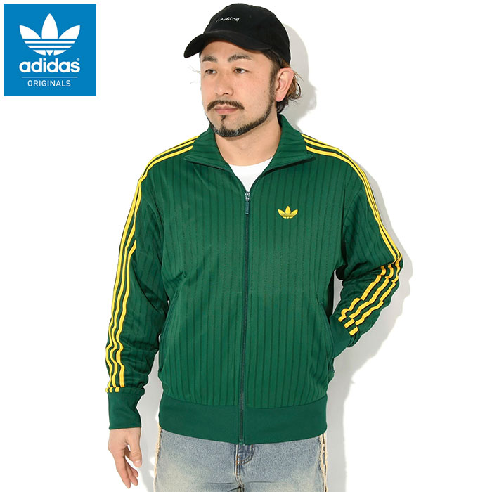 し*ー様 adidas トラックジャケット　ファイヤーバード　緑　L　fireb アディカラー クラシックス ファイヤーバード トラックトップ ミネラル