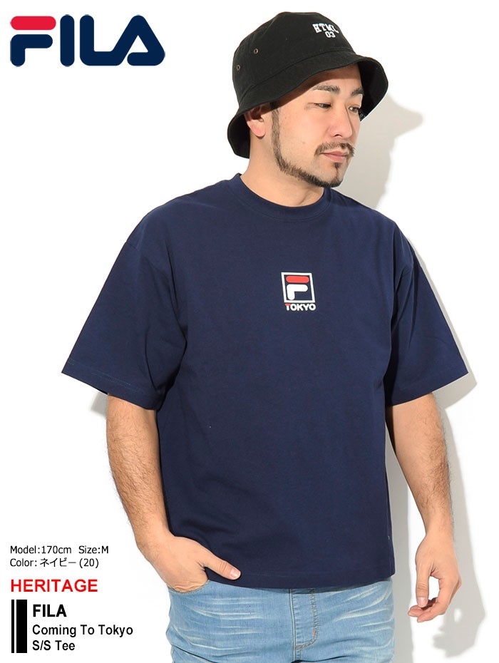 20%OFF】フィラ Tシャツ 半袖 FILA メンズ カミング トゥ トウキョウ