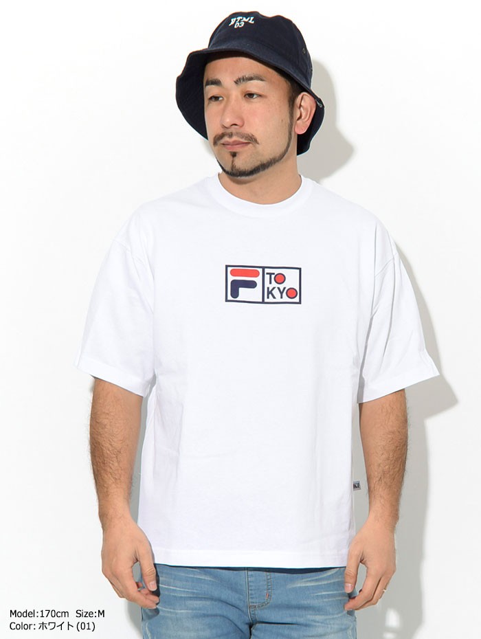 20%OFF】フィラ Tシャツ 半袖 FILA メンズ カミング トゥ トウキョウ