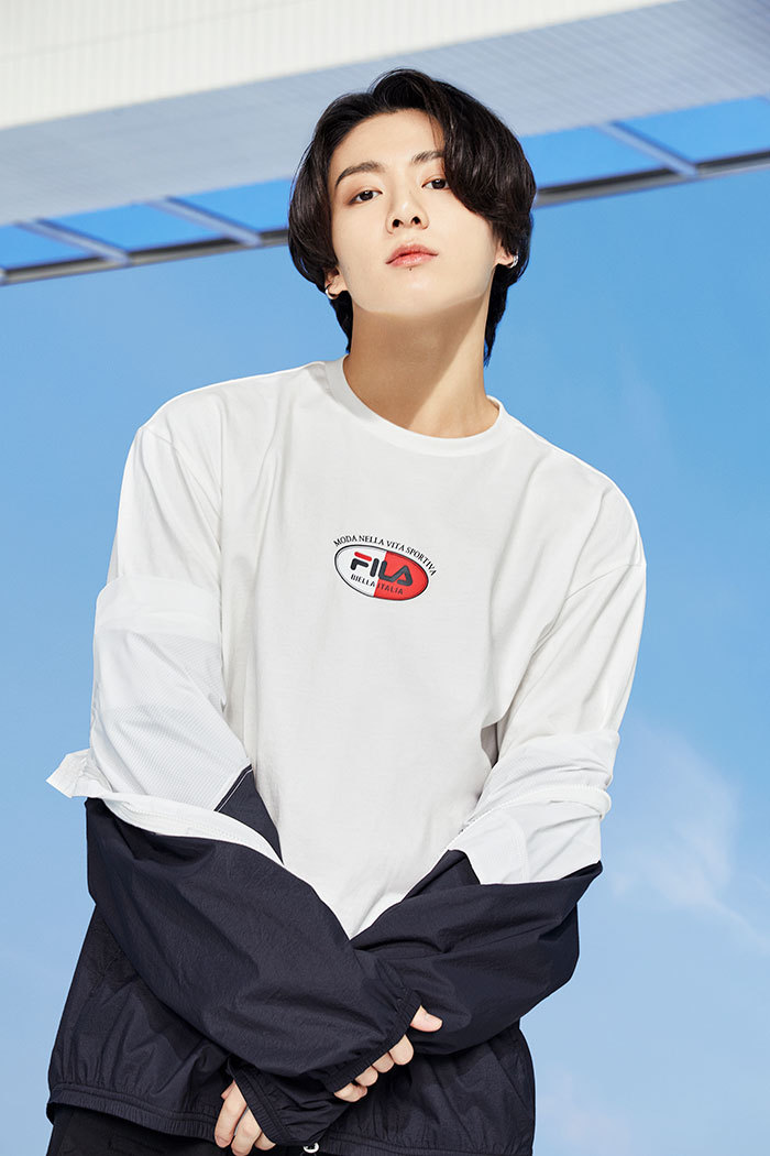 FILA Tシャツ 半袖 BTS着用モデル メンズ ＆ レディース フィラ BTS