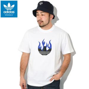 アディダス Tシャツ 半袖 adidas メンズ フレイムス ロゴ オリジナルス ( Flames ...
