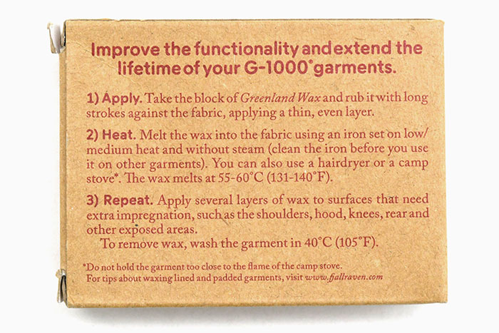 FJALLRAVENフェールラーベンのケア用品 Greenland Wax06