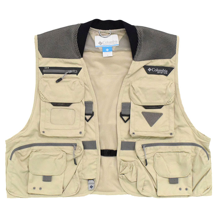 Columbia PFG フィッシングベスト FM1441 サイズL Columbia コロンビア ジャケット メンズ ヘンリーズ フォーク V