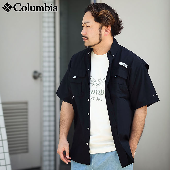 コロンビア Columbia シャツ 半袖 メンズ バハマ 2 ( Bahama II S/S Shirt ビッグシルエット オーバーサイズ トップス FM7047 )｜icefield｜02