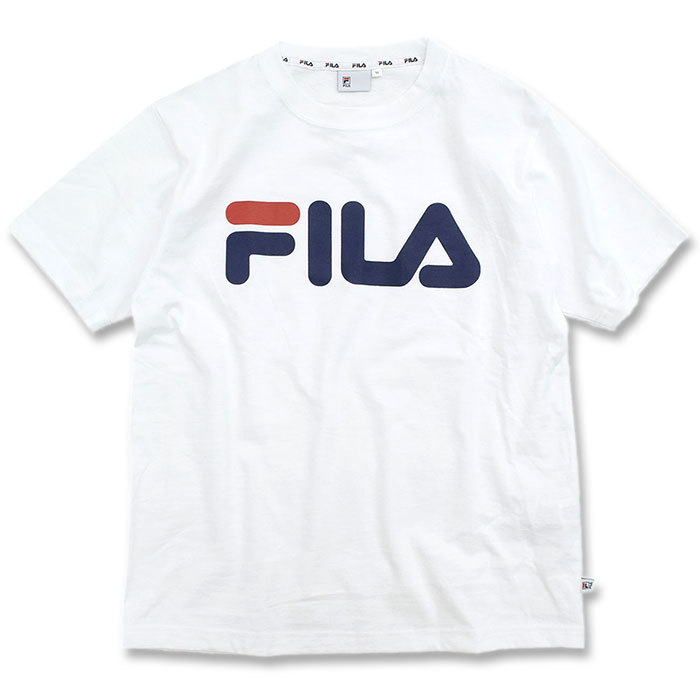 フィラ Tシャツ 半袖 FILA メンズ ベーシック ロゴ(FILA Basic Logo S/S Tee HERITAGE T-SHIRTS カットソー トップス 男性用 FM9595)[M便 1/1]｜icefield｜02