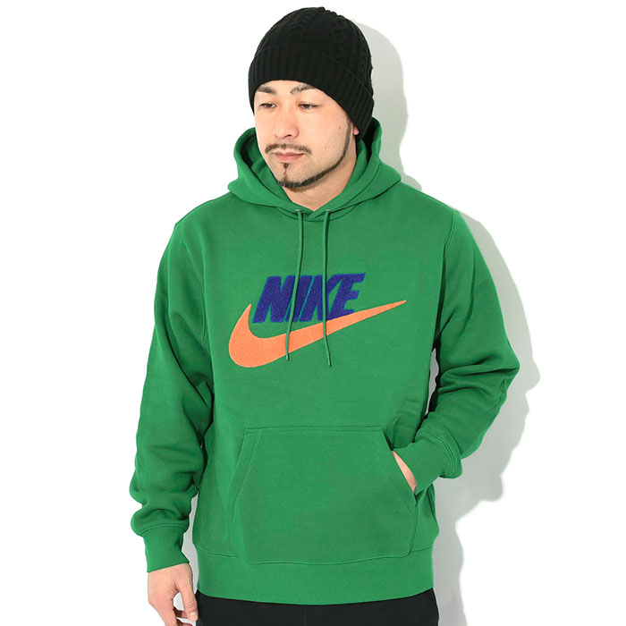 ナイキ パーカー プルオーバー NIKE メンズ クラブ BB CHNL FTRA グリーン ( C...