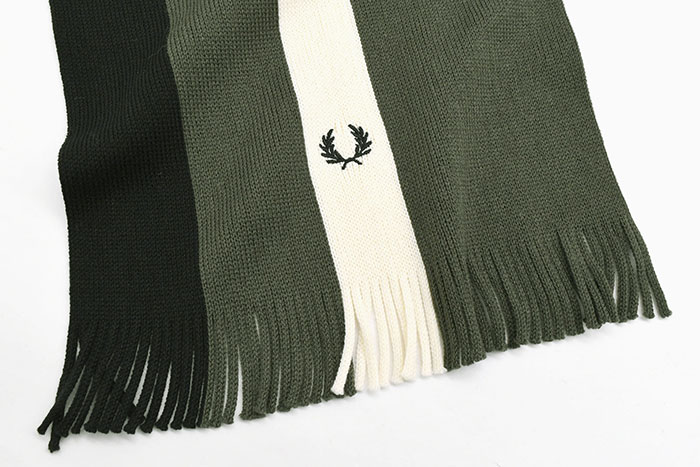 FRED PERRY（フレッドペリー） マフラー メンズ ボールド ストライプ