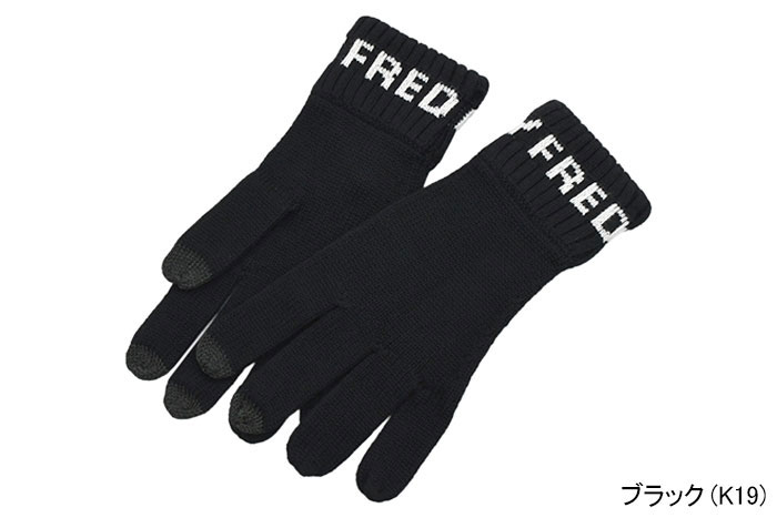FRED PERRY（フレッドペリー） 手袋 メンズ FP ブランデッド グローブ