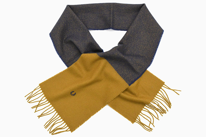 FRED PERRY（フレッドペリー） マフラー メンズ カラー ブロックド