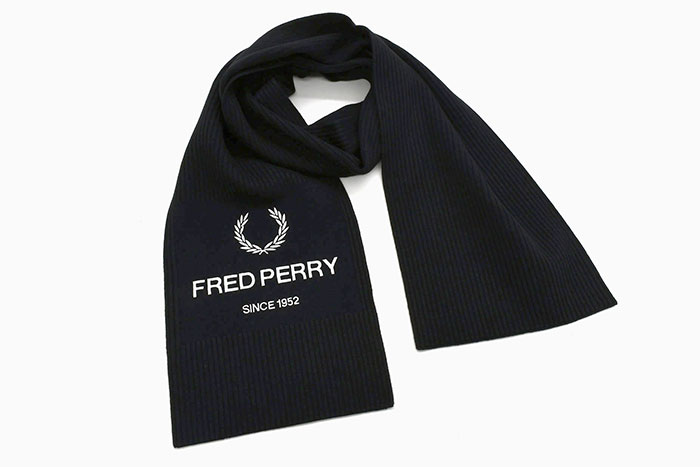 FRED PERRY（フレッドペリー） マフラー メンズ FLP ポリ スカーフ