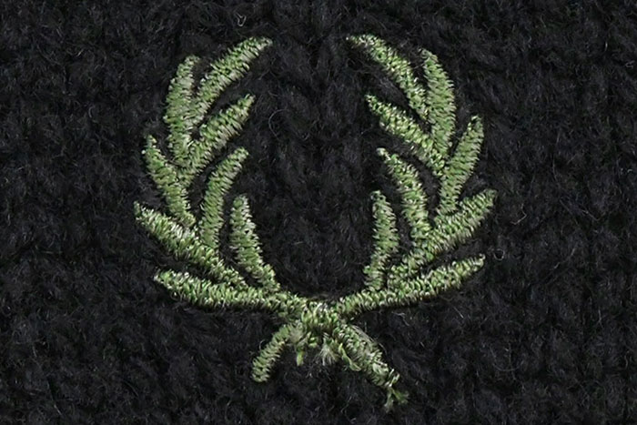 FRED PERRY（フレッドペリー） マフラー メンズ ラムウール ケーブル
