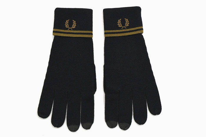 FRED PERRY（フレッドペリー） 手袋 メンズ ツイン ティップド メリノ