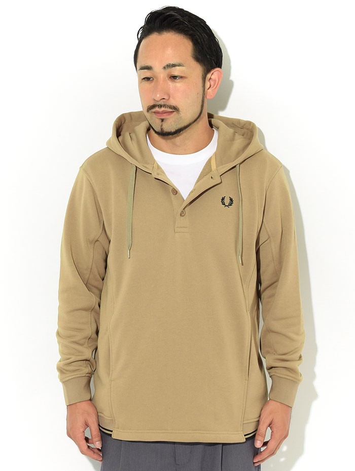 FRED PERRY（フレッドペリー） プルオーバー パーカー メンズ ヘンリー