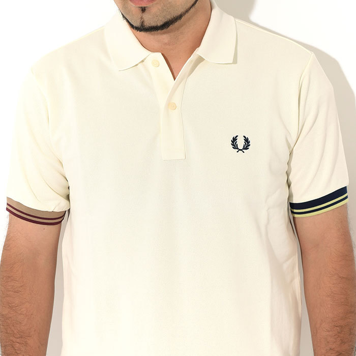 FRED PERRY（フレッドペリー） ポロシャツ 半袖 メンズ ペーパー ピケ